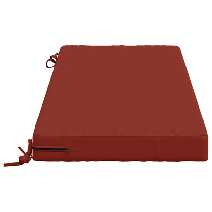 vidaXL 2-Piece Bench Cushions SOEST 2 pcs 100% Polyester Red