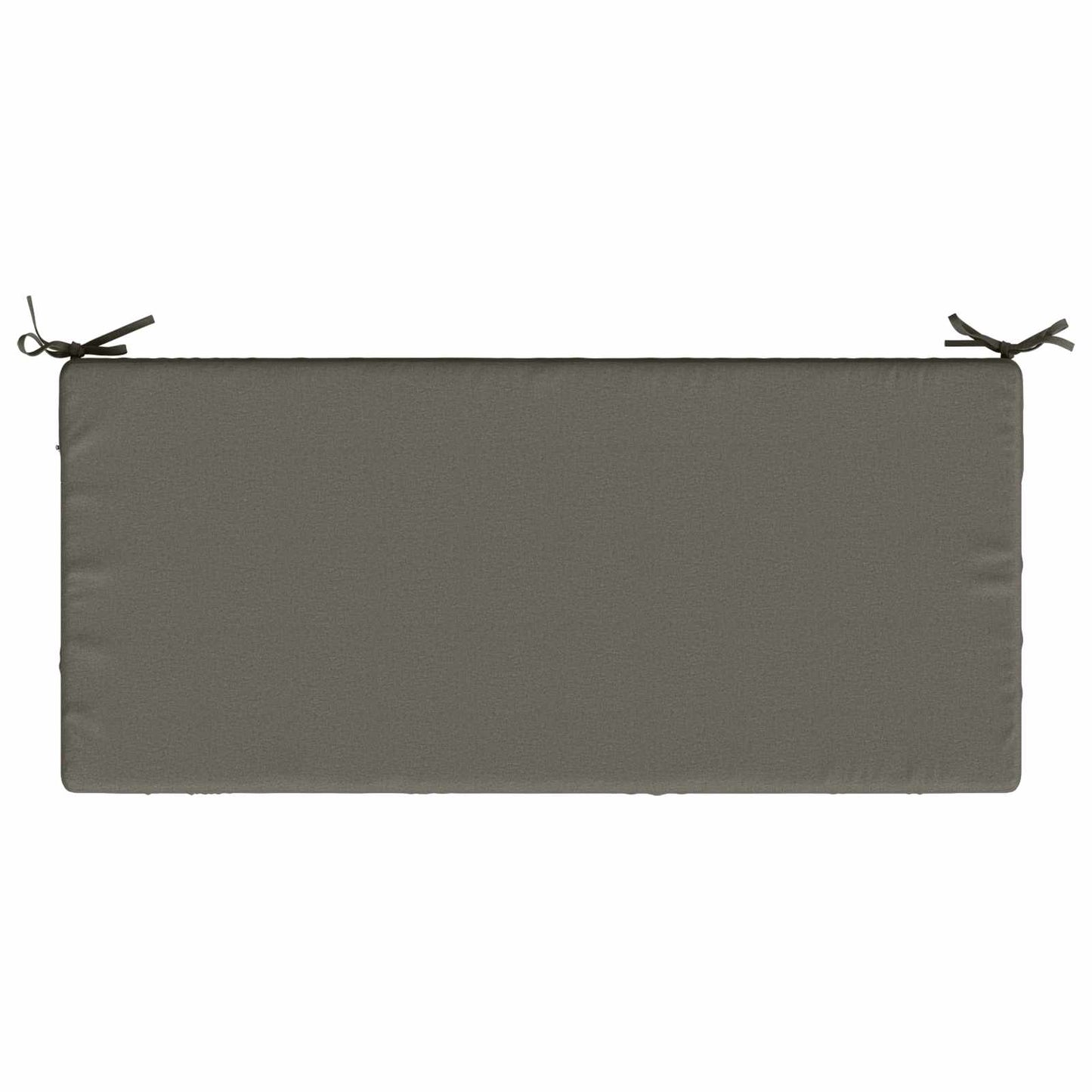 vidaXL Bench Cushion SOEST 100% Polyester Grey 110 x 50 x 8 cm