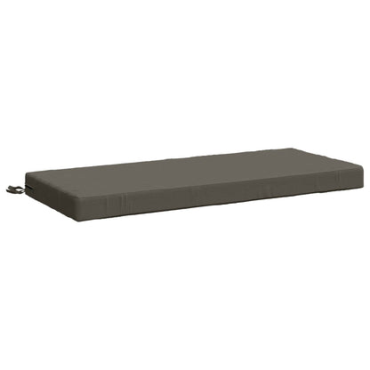vidaXL 2-Piece Bench Cushions SOEST 2 pcs 100% Polyester Grey