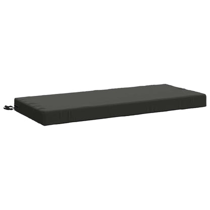 vidaXL Bench Cushion SOEST 100% Polyester Anthracite 110 x 50 x 8 cm