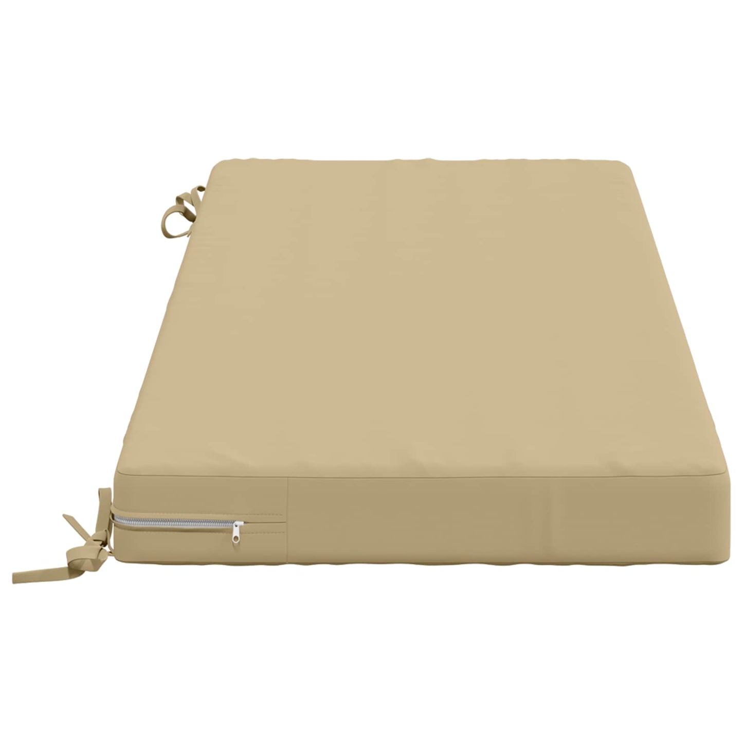 vidaXL Bench Cushion SOEST 100% Polyester Beige 110 x 50 x 8 cm