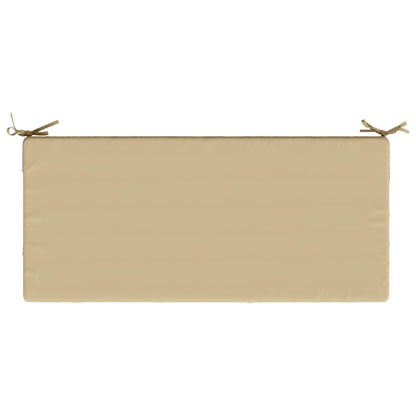 vidaXL Bench Cushion SOEST 100% Polyester Beige 110 x 50 x 8 cm