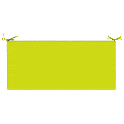 vidaXL Bench Cushion SOEST 100% Polyester Bright Green 110 x 50 x 8 cm