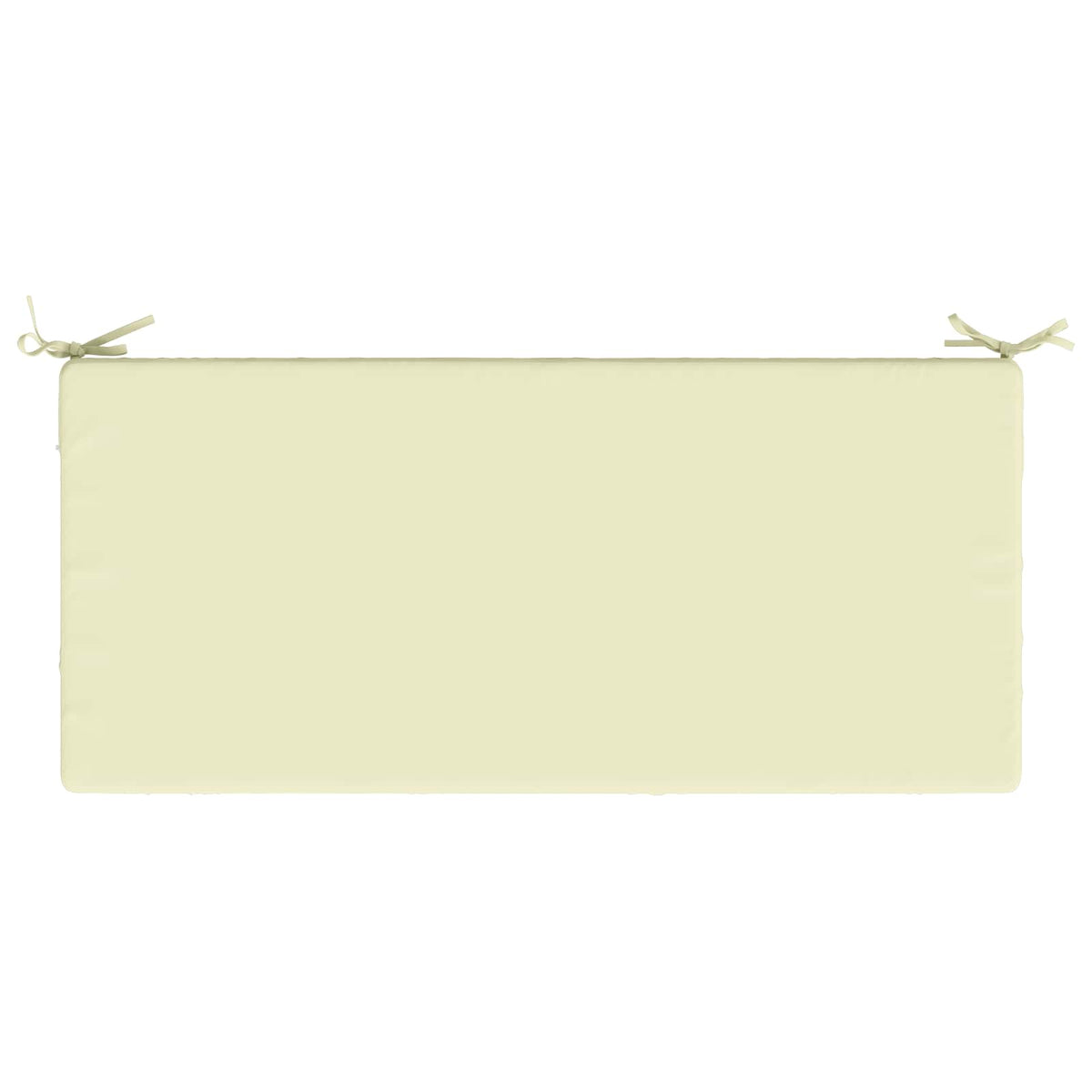 vidaXL 2-Piece Bench Cushions SOEST 2 pcs 100% Polyester Cream