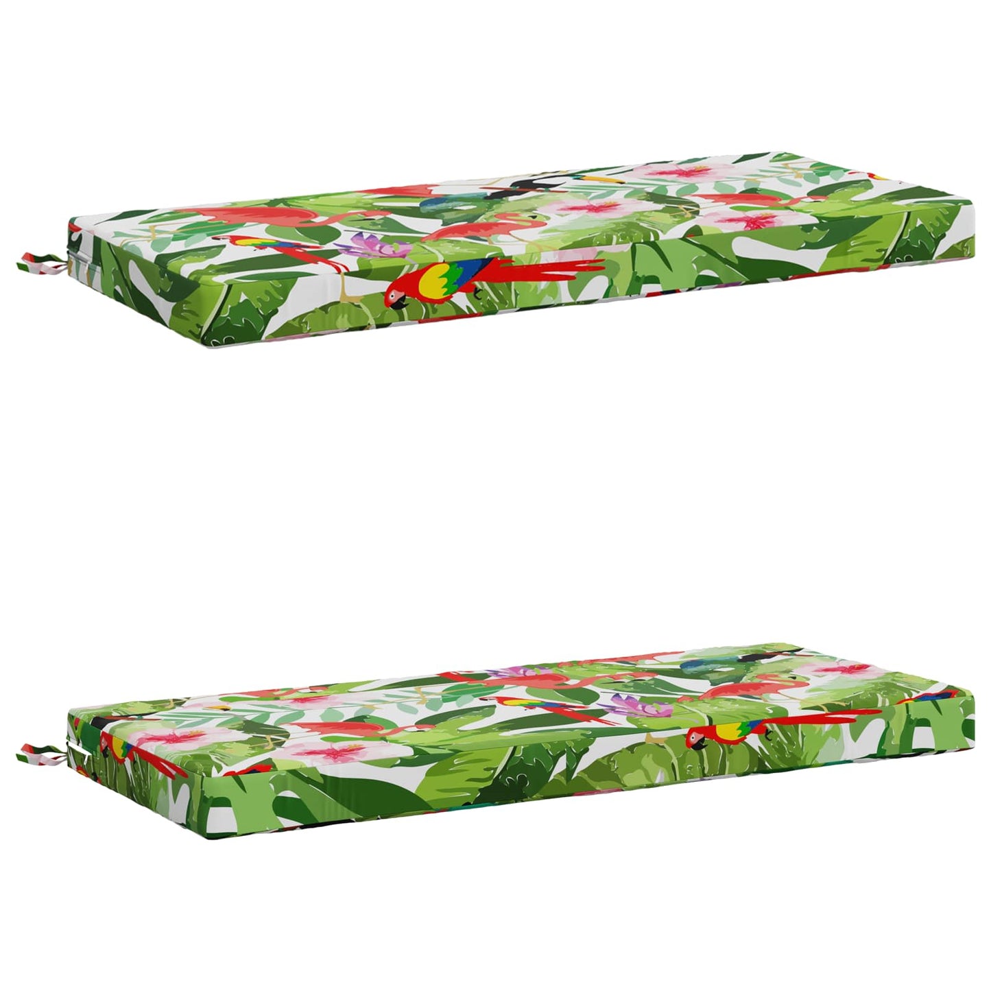 vidaXL 2-Piece Bench Cushions SOEST 2 pcs 100% Polyester Multicolour