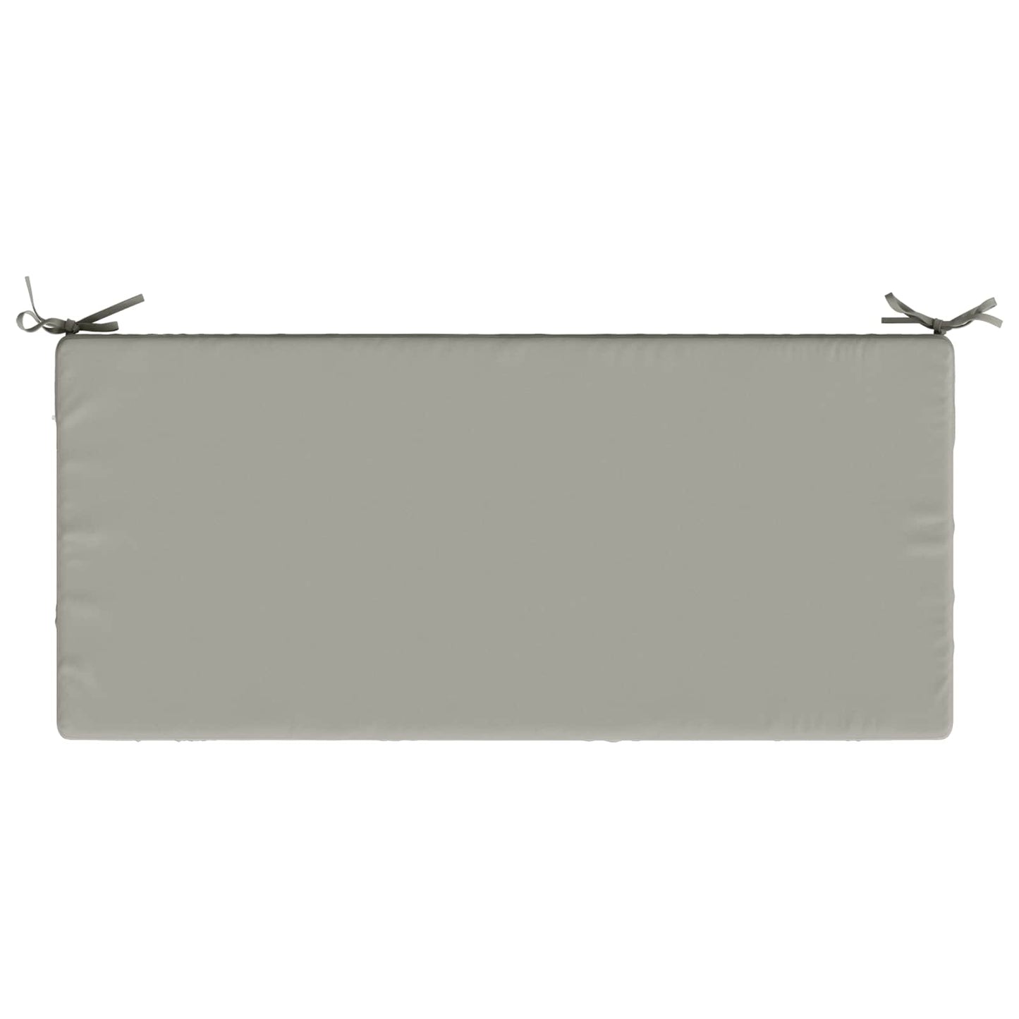 vidaXL Bench Cushion SOEST 100% Polyester Grey 110 x 50 x 8 cm