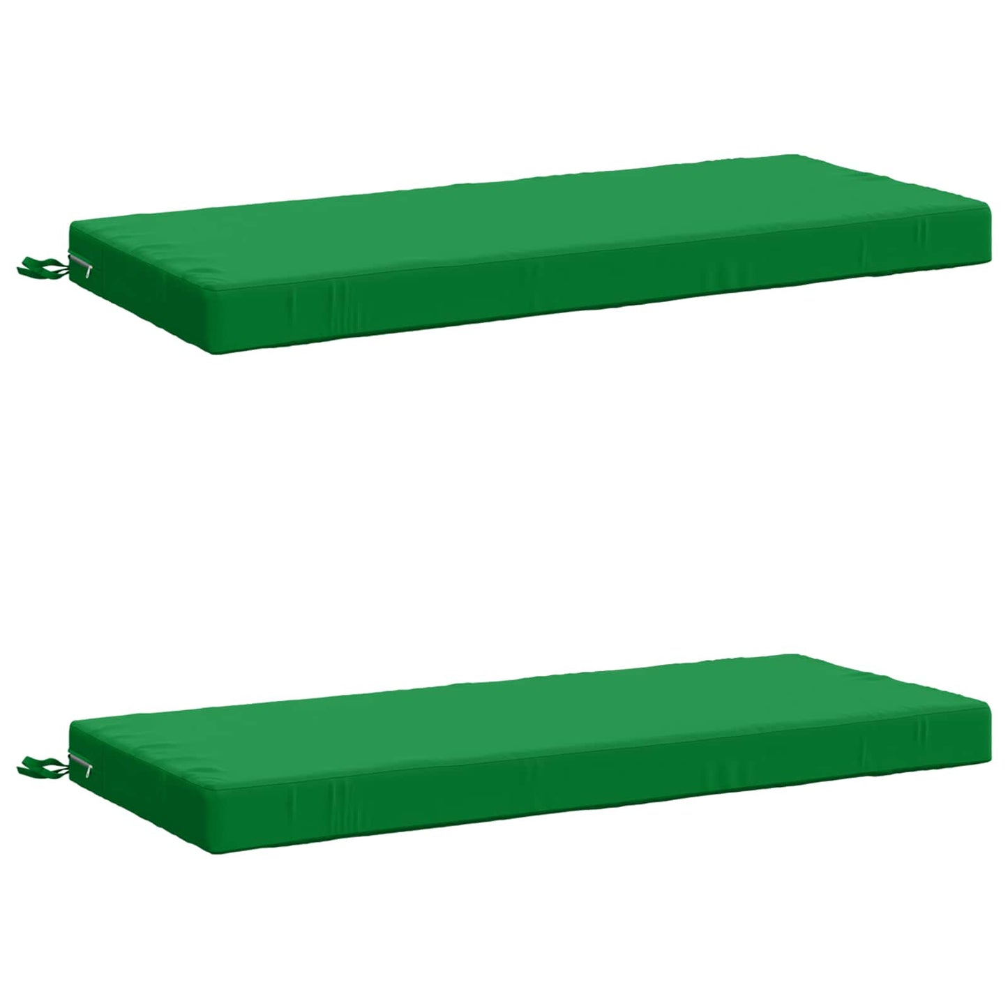 vidaXL 2-Piece Bench Cushions SOEST 2 pcs 100% Polyester Green