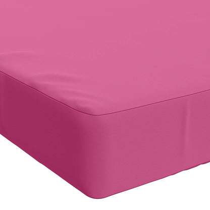 vidaXL Bench Cushion SOEST 100% Polyester Pink 110 x 50 x 8 cm