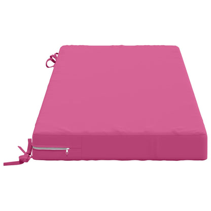 vidaXL 2-Piece Bench Cushions SOEST 2 pcs 100% Polyester Pink