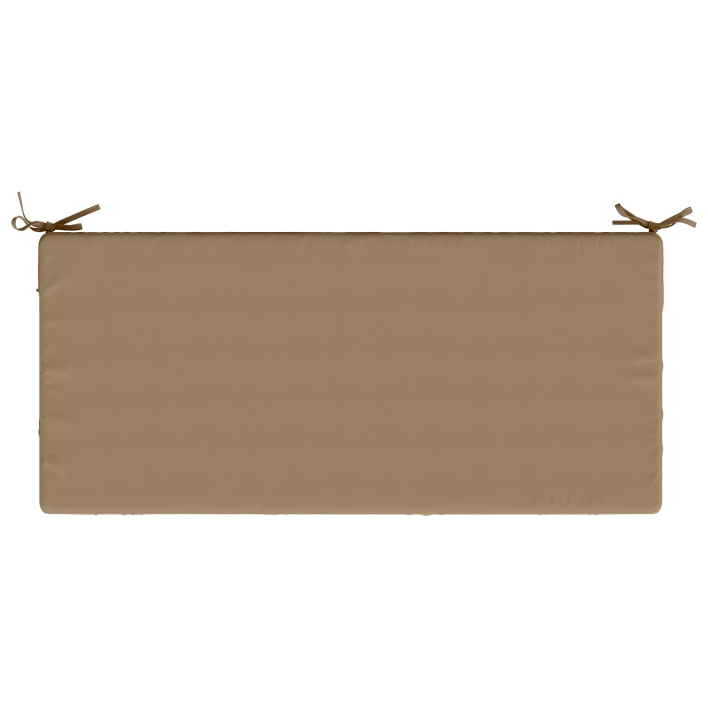 vidaXL Bench Cushion SOEST 100% Polyester Taupe 110 x 50 x 8 cm