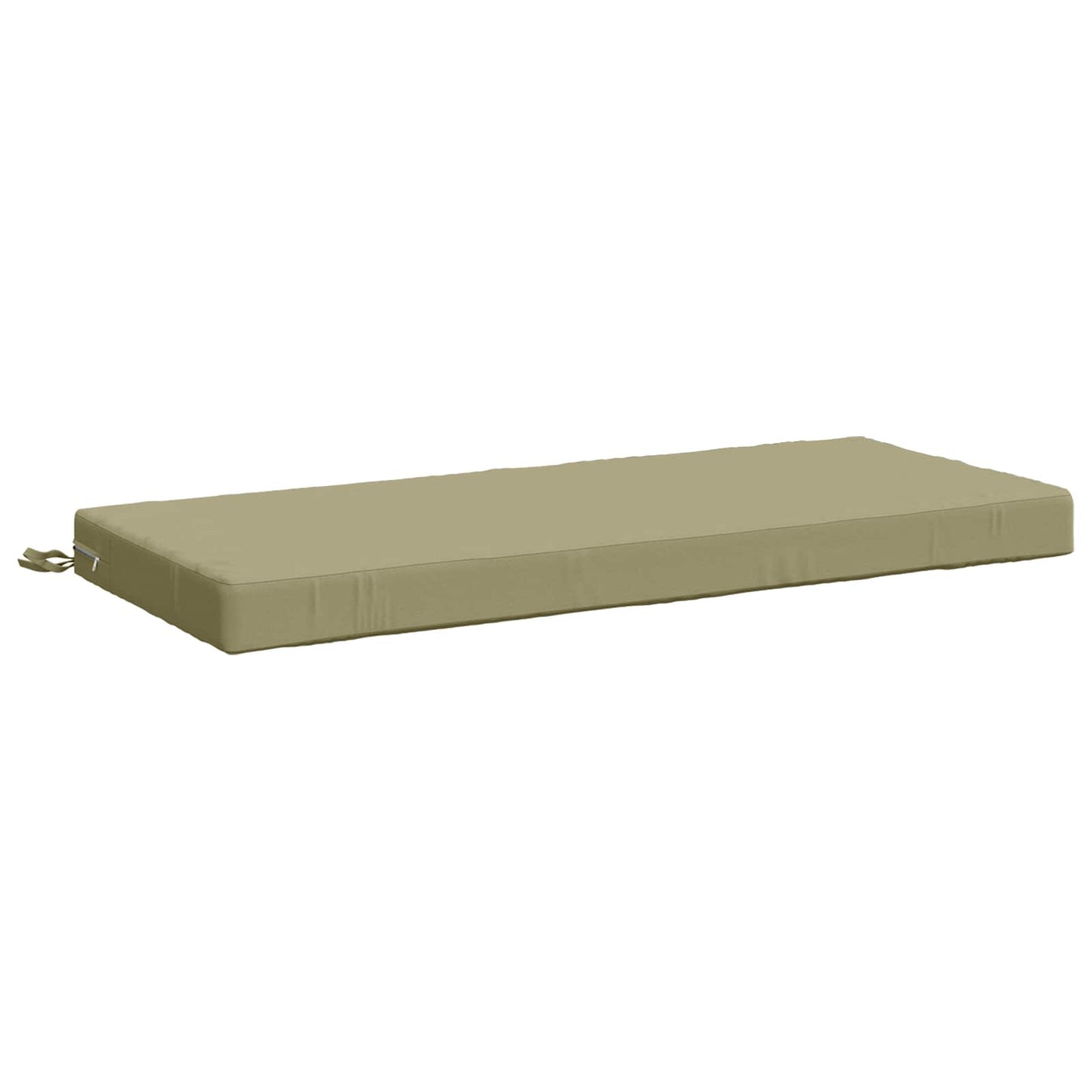vidaXL Bench Cushion SOEST 100% Polyester Light Green 120 x 50 x 8 cm
