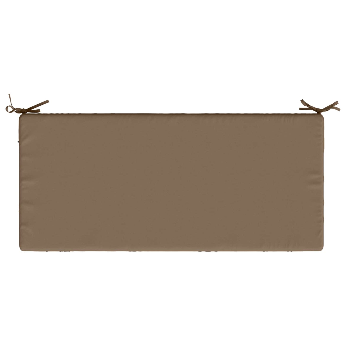 vidaXL 2-Piece Bench Cushions SOEST 2 pcs 100% Polyester Taupe