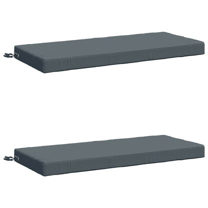 vidaXL 2-Piece Bench Cushions SOEST 2 pcs 100% Polyester Blue