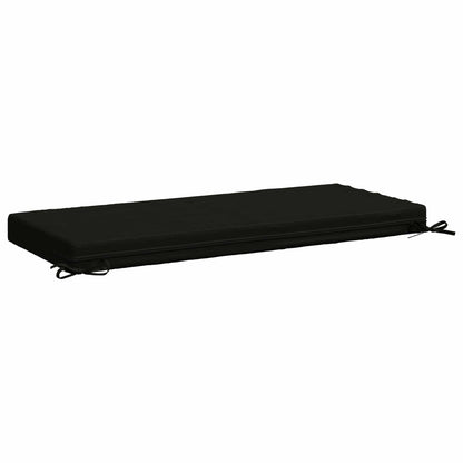 vidaXL 2-Piece Bench Cushions SOEST 2 pcs 100% Polyester Black