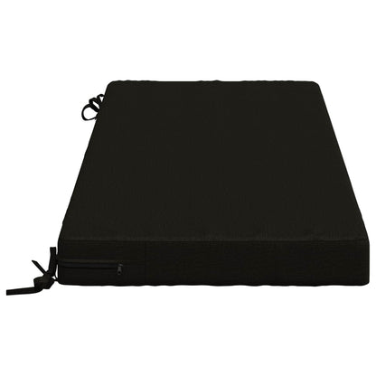vidaXL 2-Piece Bench Cushions SOEST 2 pcs 100% Polyester Black