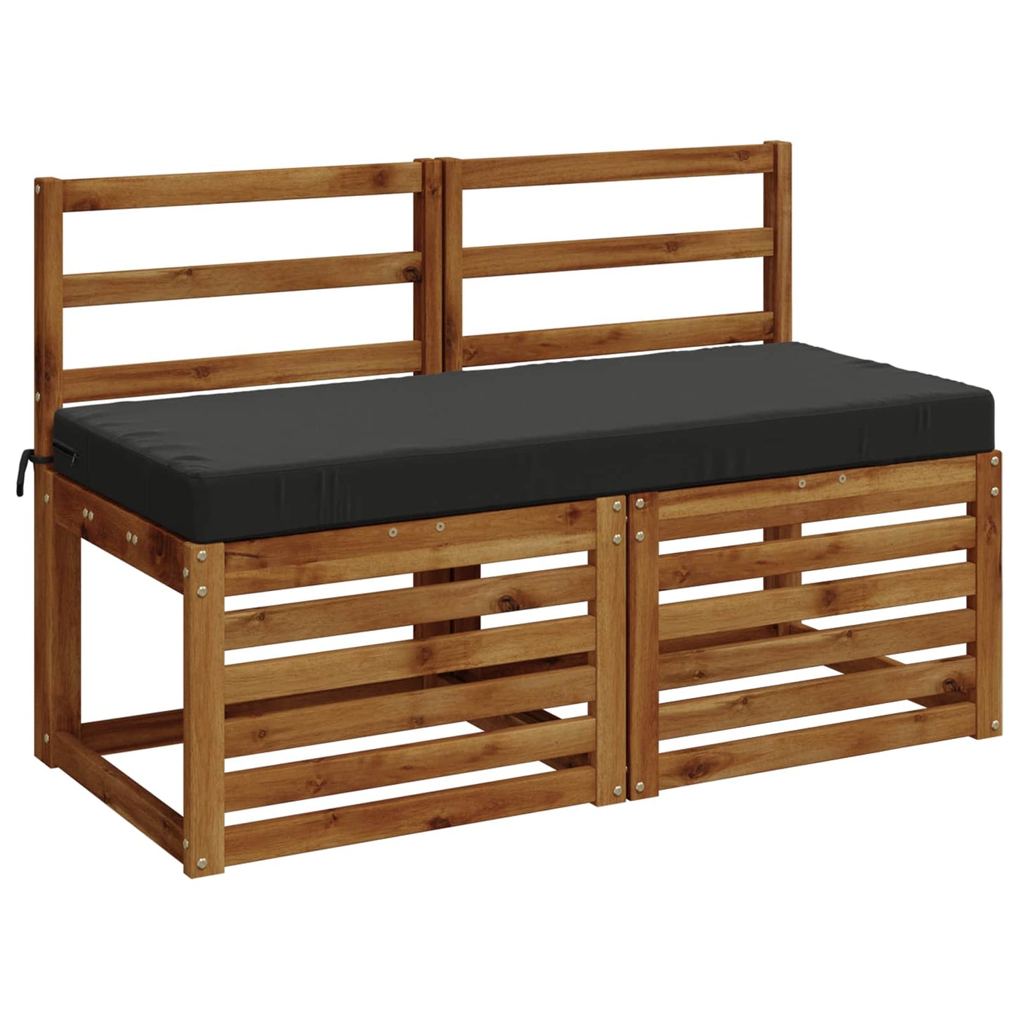 vidaXL Bench Cushion SOEST 100% Polyester Anthracite 120 x 50 x 8 cm