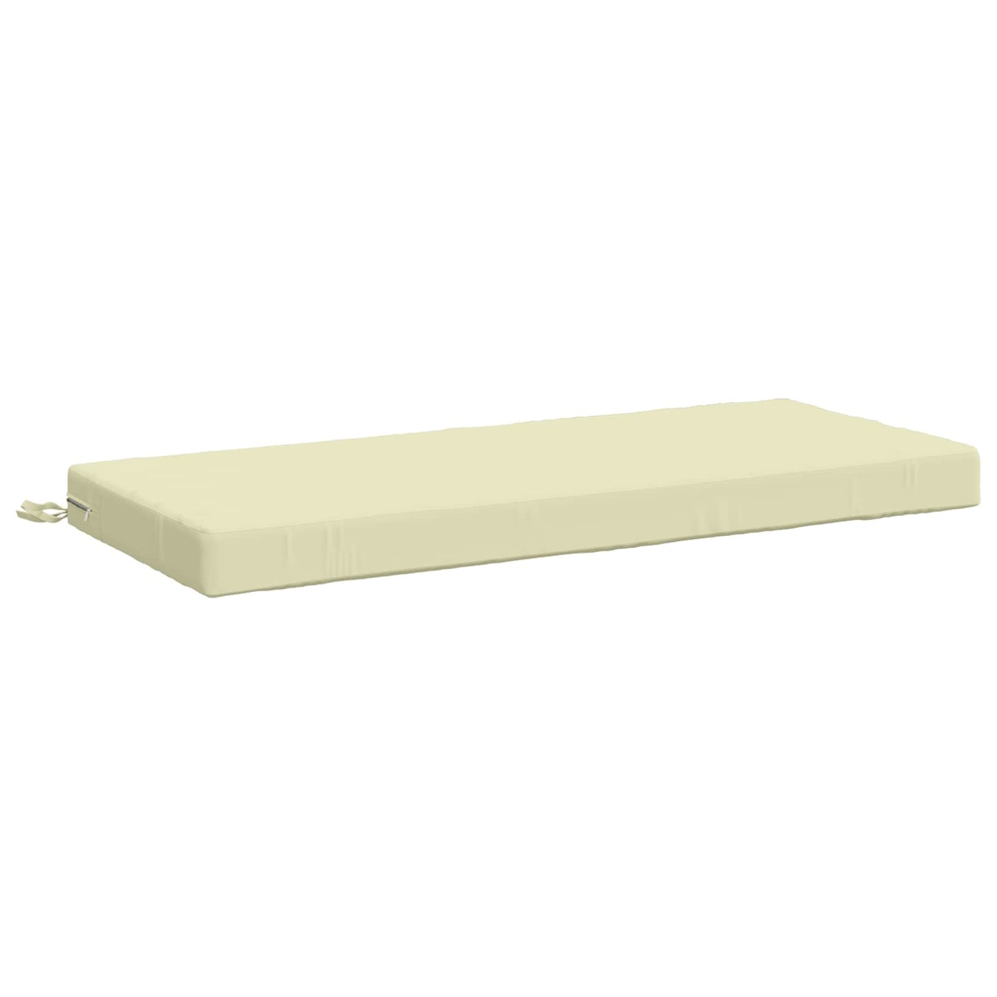 vidaXL Bench Cushion SOEST 100% Polyester Cream 120 x 50 x 8 cm