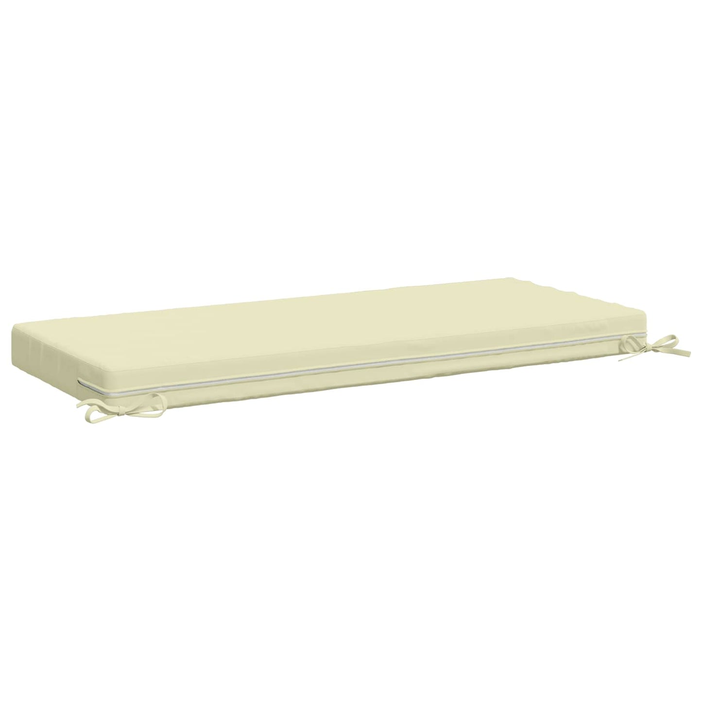 vidaXL 2-Piece Bench Cushions SOEST 2 pcs 100% Polyester Cream