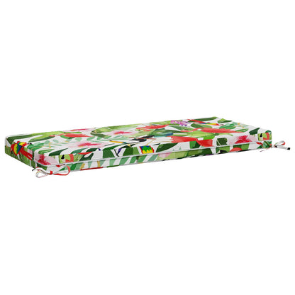 vidaXL Bench Cushion SOEST 100% Polyester Multicolour 120 x 50 x 8 cm