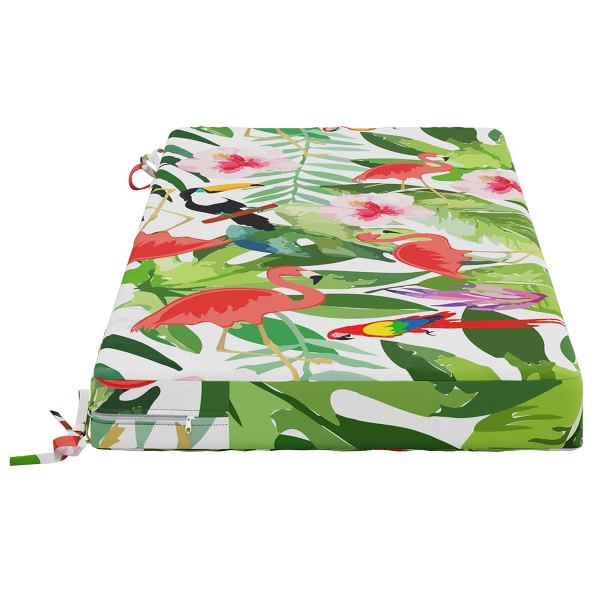 vidaXL Bench Cushion SOEST 100% Polyester Multicolour 120 x 50 x 8 cm