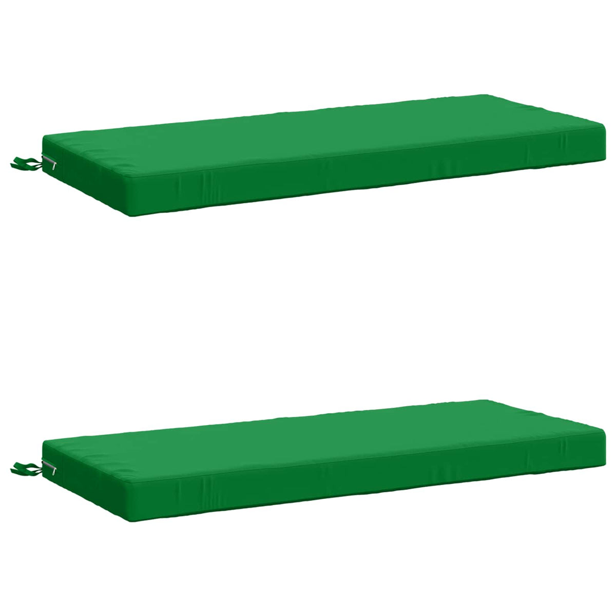 vidaXL 2-Piece Bench Cushions SOEST 2 pcs 100% Polyester Green