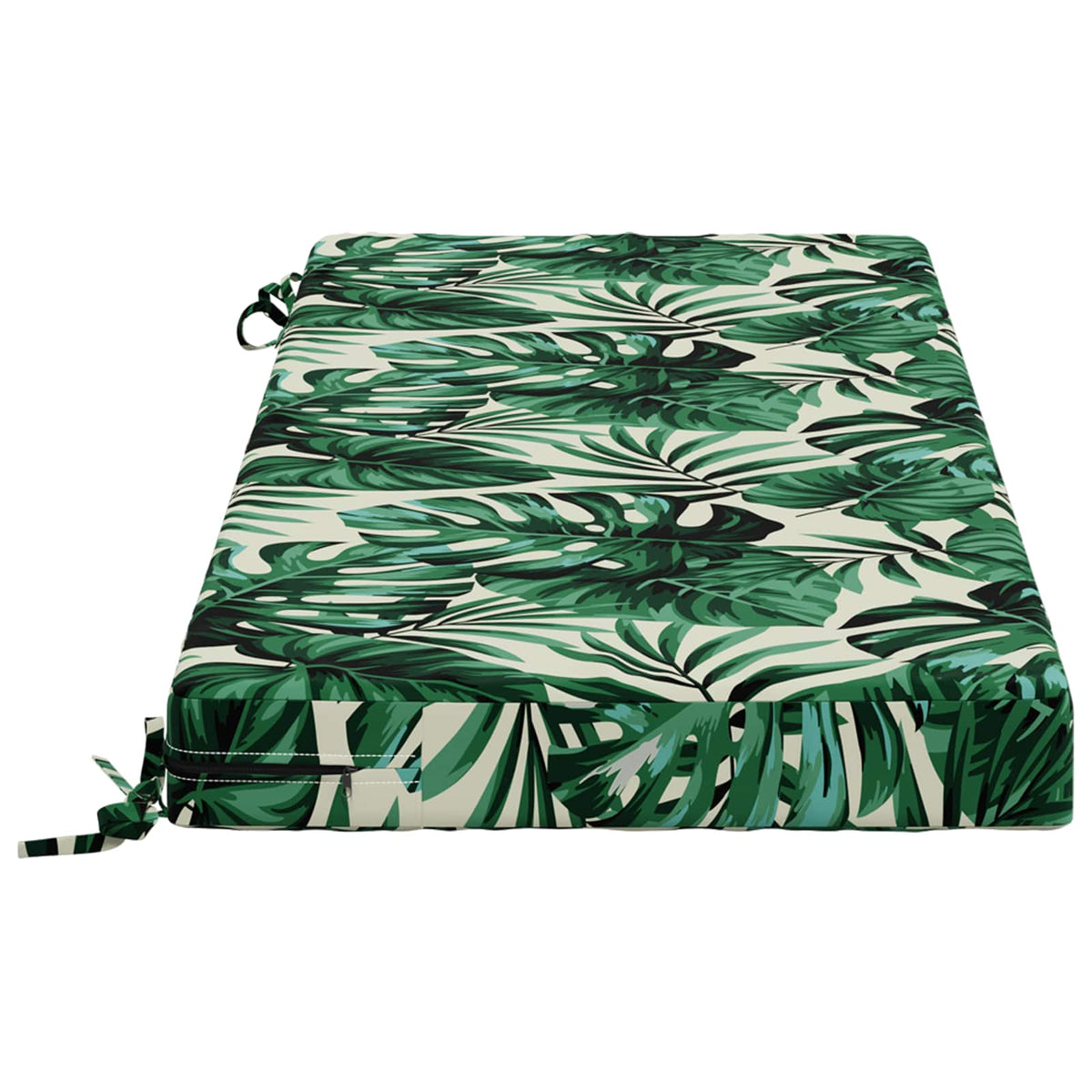 vidaXL 2-Piece Bench Cushions SOEST 2 pcs 100% Polyester Leaf Pattern