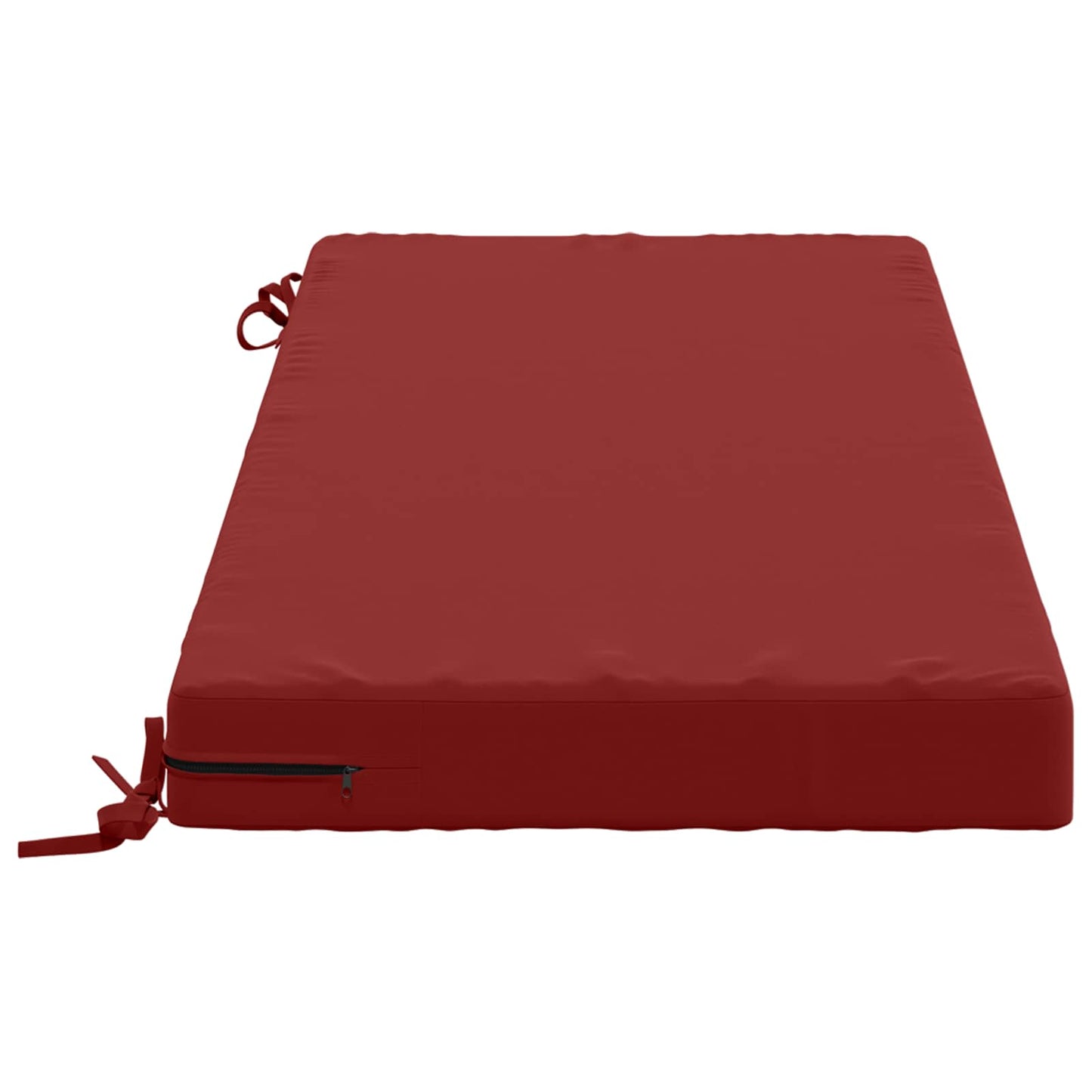 vidaXL Bench Cushion SOEST 100% Polyester Wine Red 120 x 50 x 8 cm