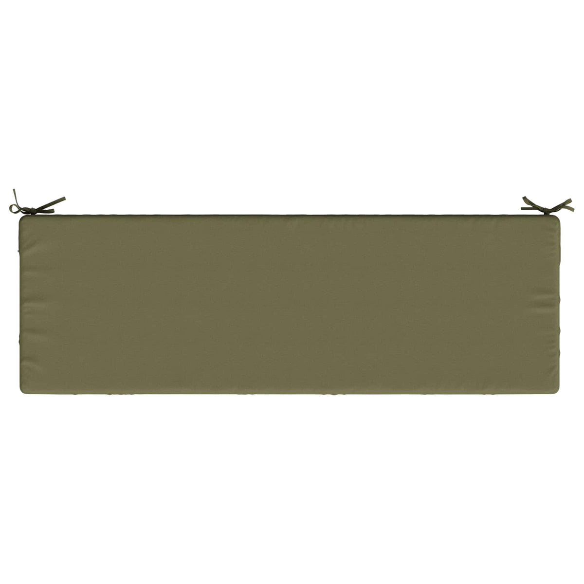 vidaXL Bench Cushion SOEST 100% Polyester Olive Green 140 x 50 x 8 cm