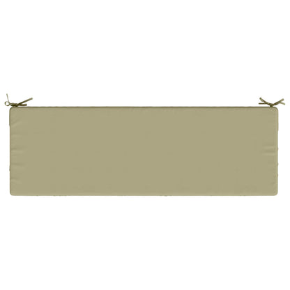 vidaXL Bench Cushion SOEST 100% Polyester Light Green 140 x 50 x 8 cm