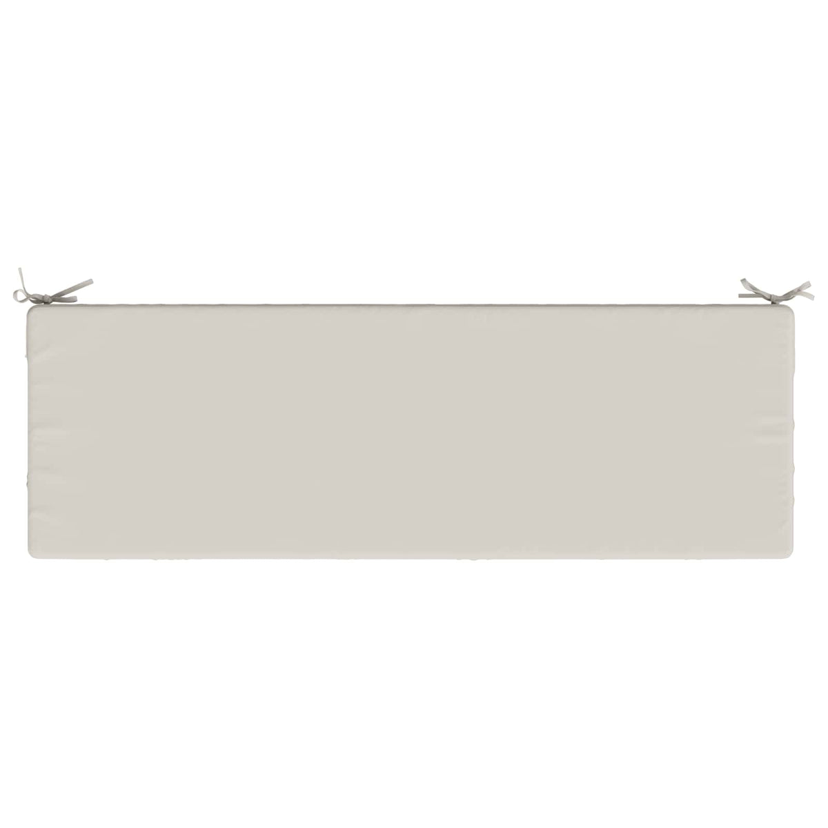 vidaXL 2-Piece Bench Cushions SOEST 2 pcs 100% Polyester White