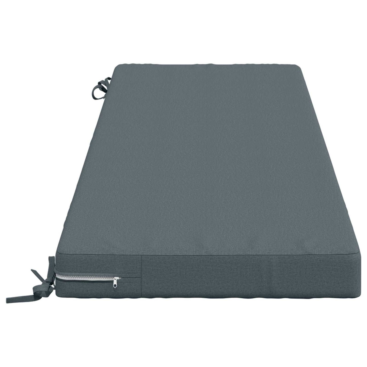 vidaXL Bench Cushion SOEST 100% Polyester Blue 140 x 50 x 8 cm