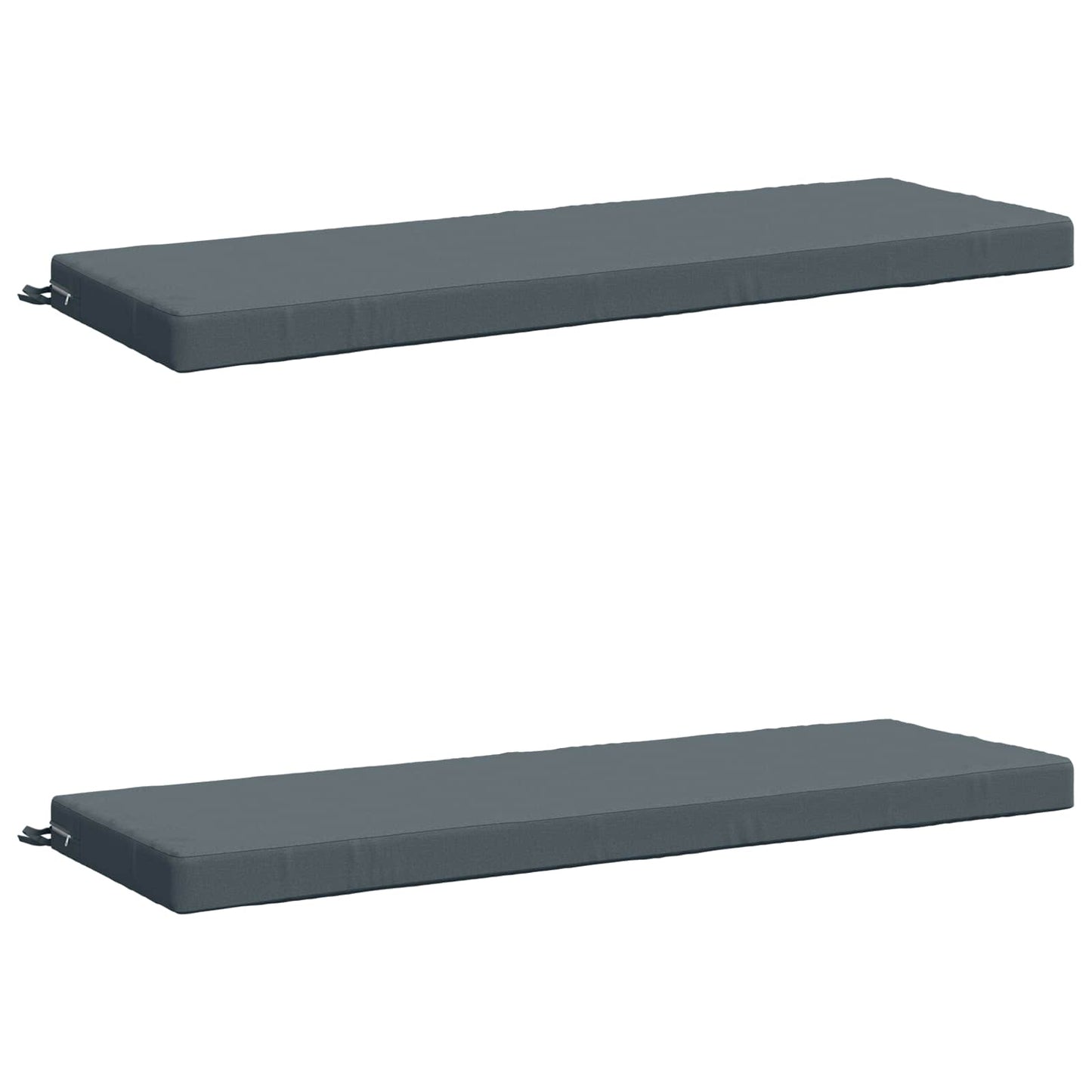 vidaXL 2-Piece Bench Cushions SOEST 2 pcs 100% Polyester Blue