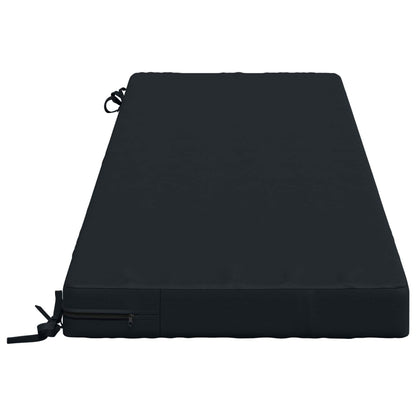 vidaXL Bench Cushion SOEST 100% Polyester Dark Blue 140 x 50 x 8 cm