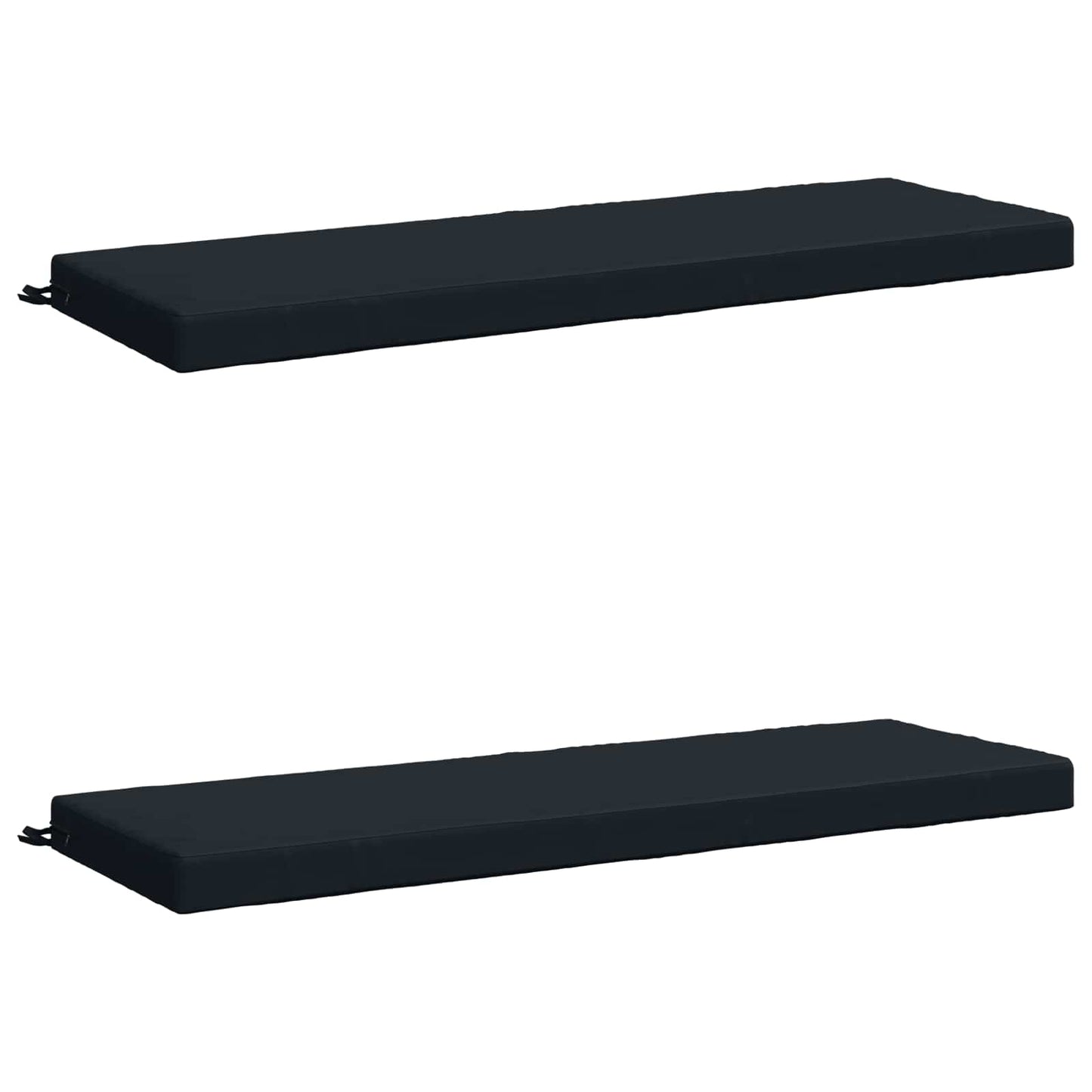 vidaXL 2-Piece Bench Cushions SOEST 2 pcs 100% Polyester Dark Blue