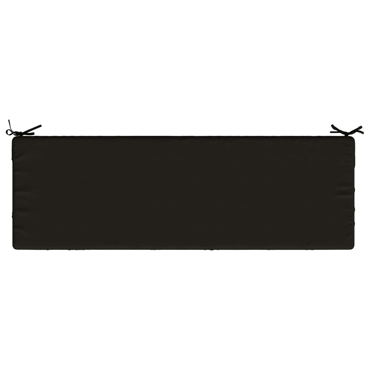 vidaXL Bench Cushion SOEST 100% Polyester Black 140 x 50 x 8 cm
