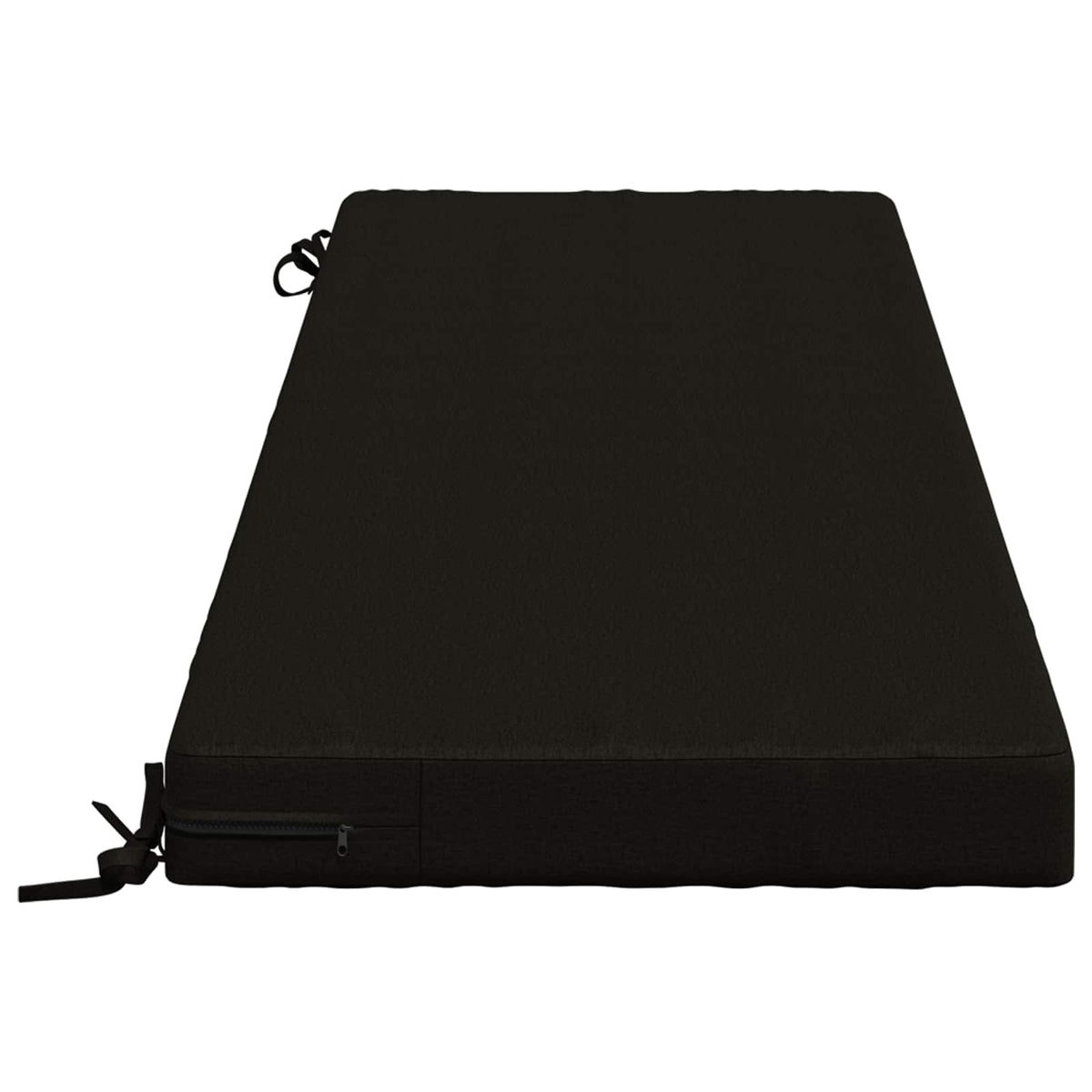 vidaXL 2-Piece Bench Cushions SOEST 2 pcs 100% Polyester Black
