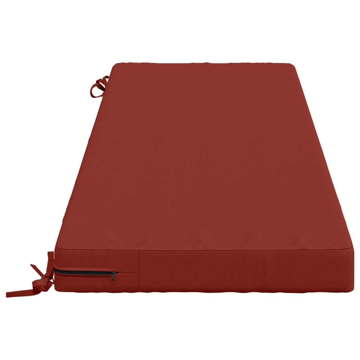 vidaXL Bench Cushion SOEST 100% Polyester Red 140 x 50 x 8 cm