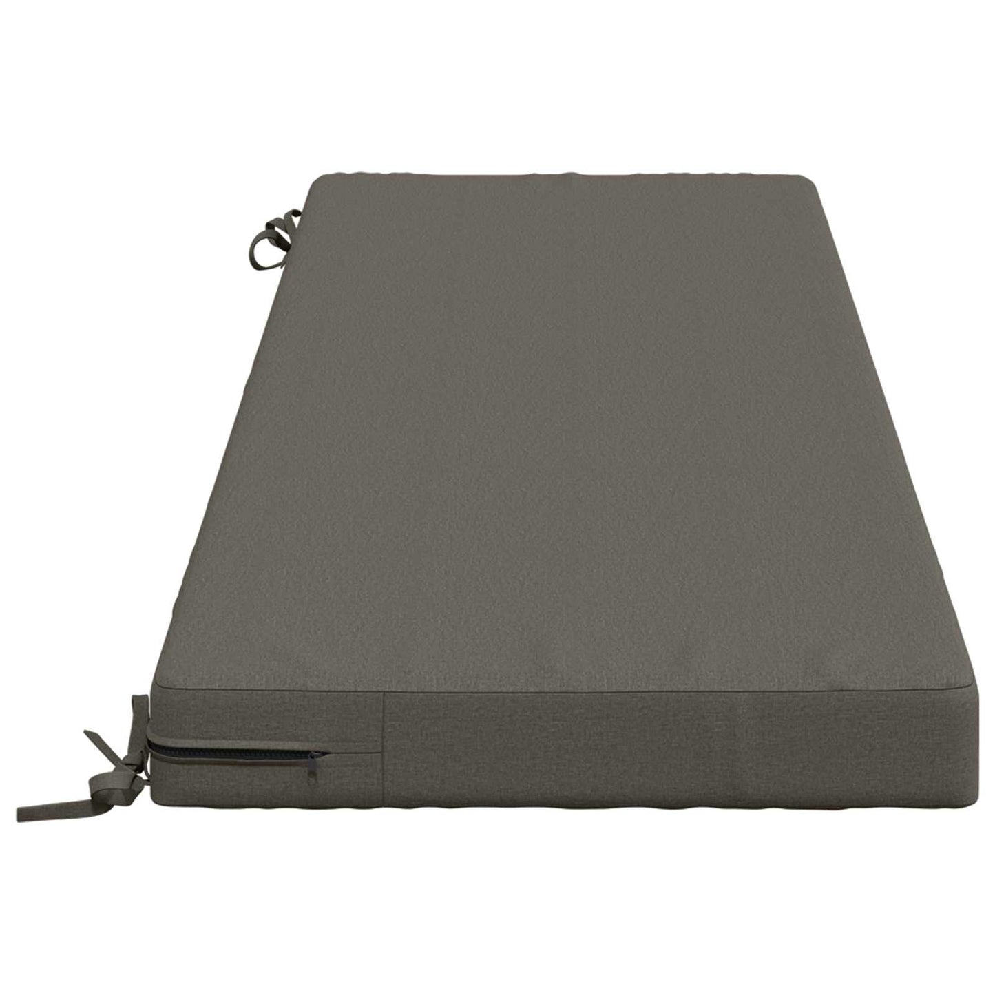 vidaXL 2-Piece Bench Cushions SOEST 2 pcs 100% Polyester Grey