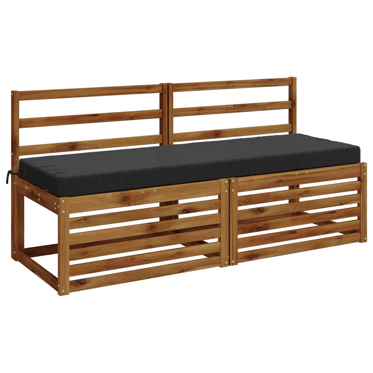 vidaXL 2-Piece Bench Cushions SOEST 2 pcs 100% Polyester Anthracite