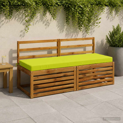 vidaXL Bench Cushion SOEST 100% Polyester Bright Green 150 x 50 x 8 cm