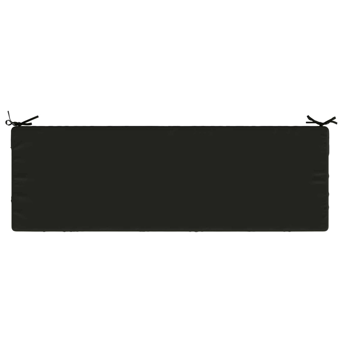 vidaXL Bench Cushion SOEST 100% Polyester Black 140 x 50 x 8 cm