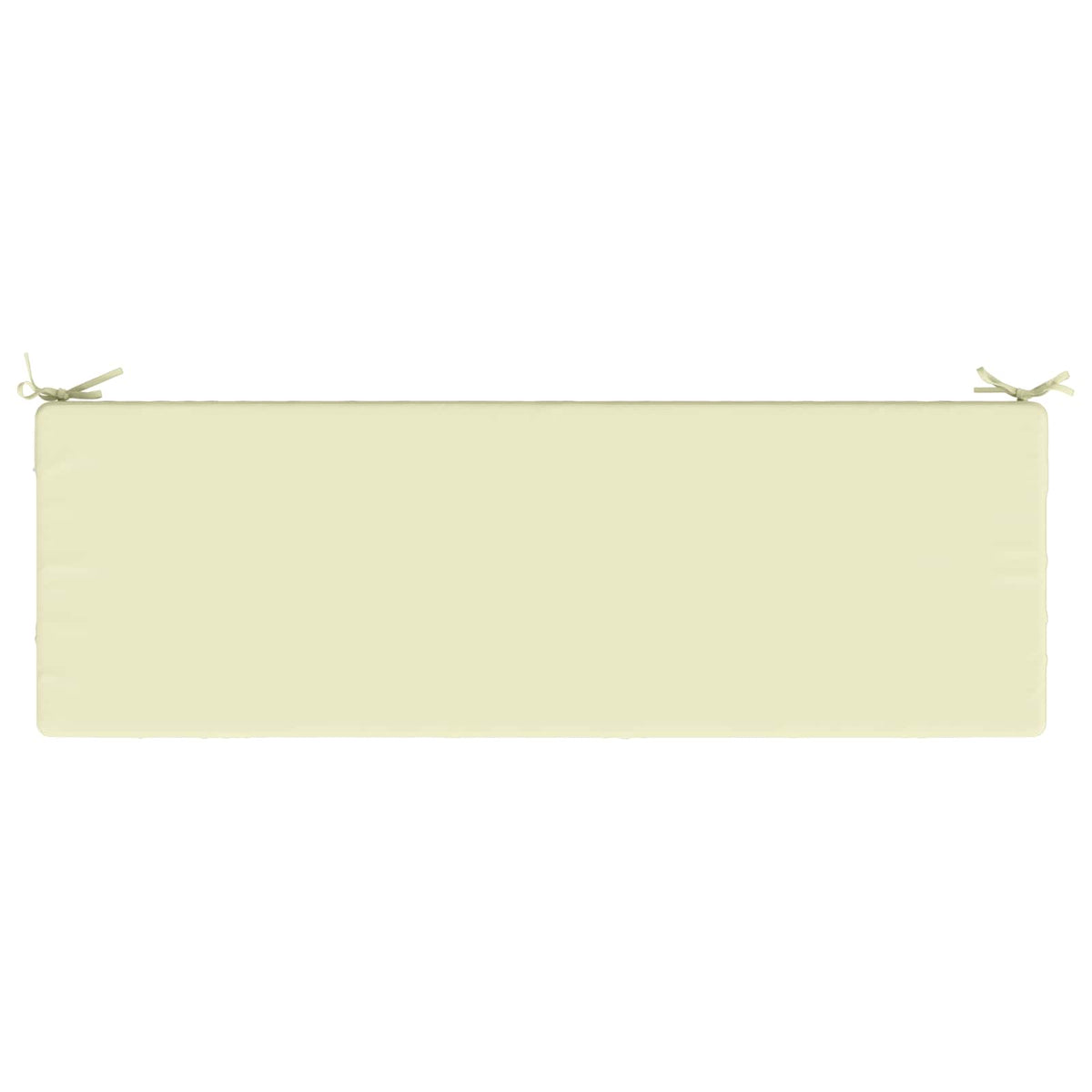vidaXL Bench Cushion SOEST 100% Polyester Cream 140 x 50 x 8 cm