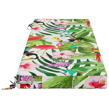 vidaXL Bench Cushion SOEST 100% Polyester Multicolour 140 x 50 x 8 cm