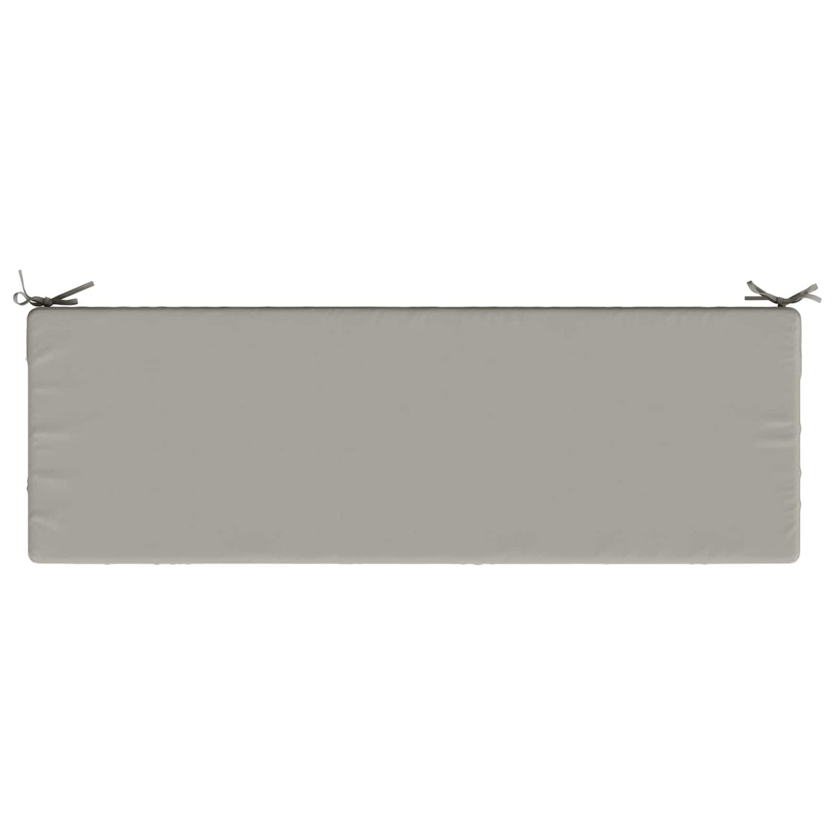 vidaXL Bench Cushion SOEST 100% Polyester Grey 140 x 50 x 8 cm