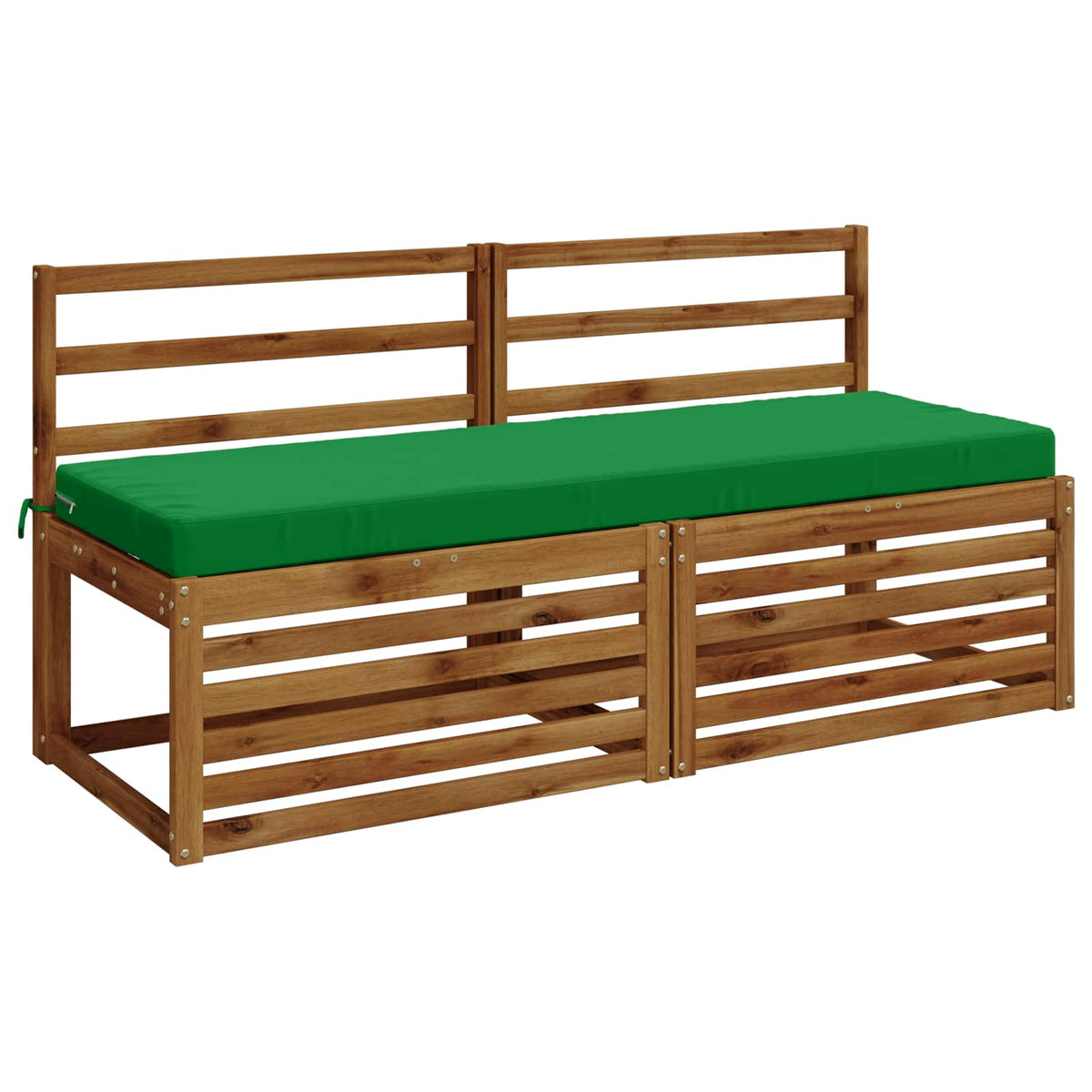 vidaXL 2-Piece Bench Cushions SOEST 2 pcs 100% Polyester Green