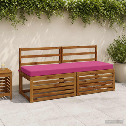 vidaXL Bench Cushion SOEST 100% Polyester Pink 140 x 50 x 8 cm