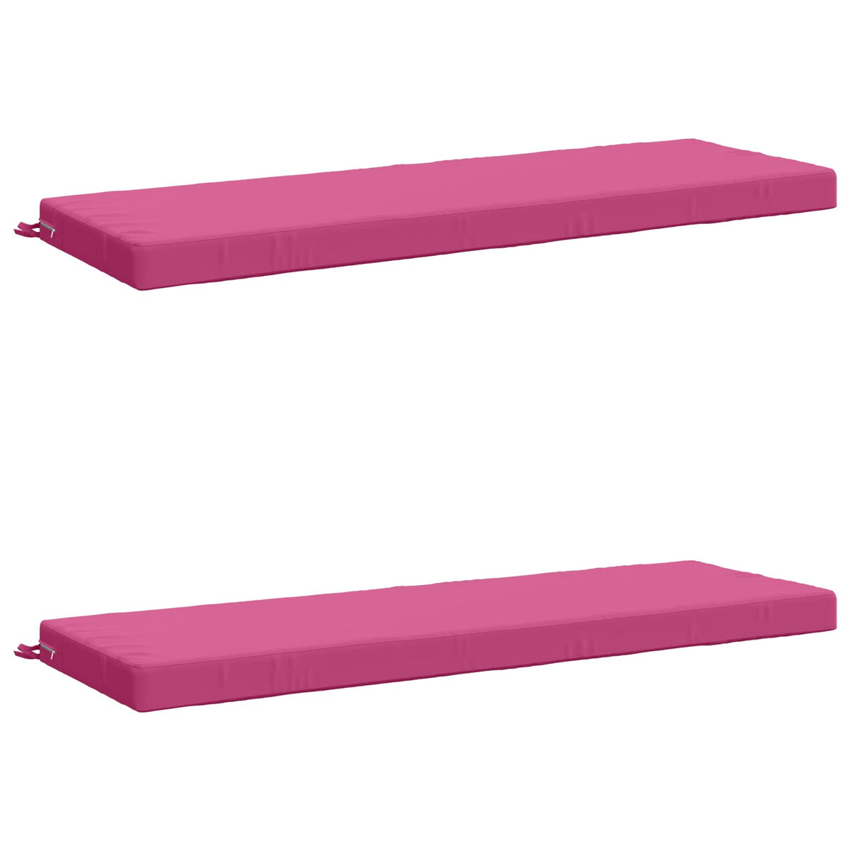 vidaXL 2-Piece Bench Cushions SOEST 2 pcs 100% Polyester Pink