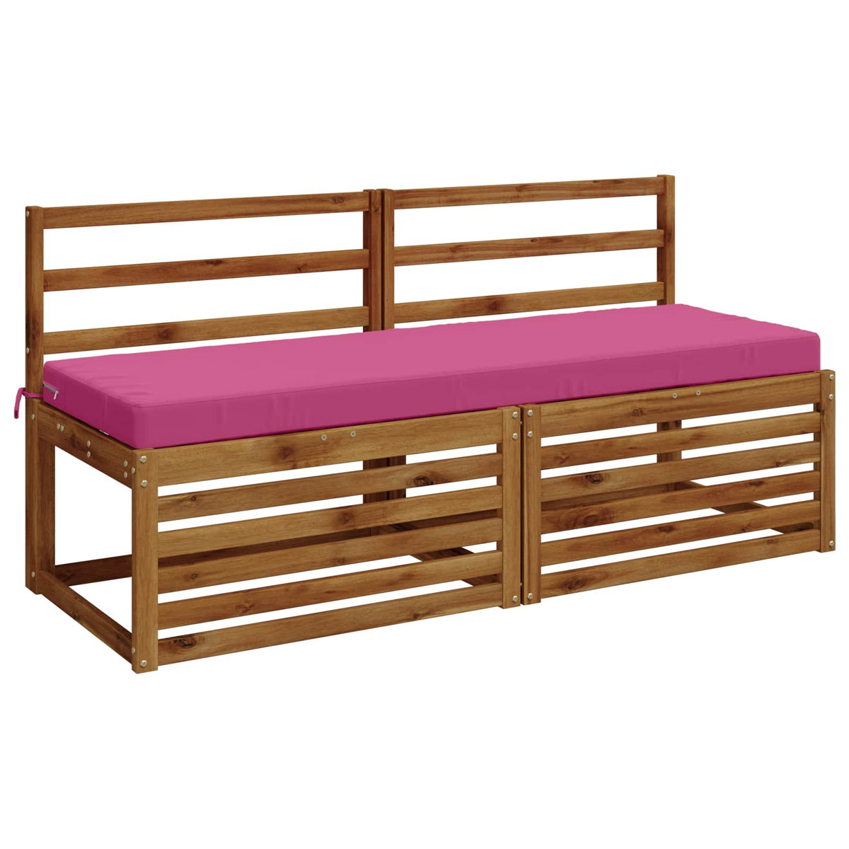 vidaXL 2-Piece Bench Cushions SOEST 2 pcs 100% Polyester Pink