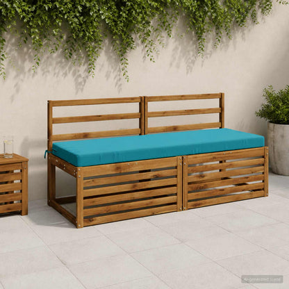 vidaXL Bench Cushion SOEST 100% Polyester Turquoise 150 x 50 x 8 cm