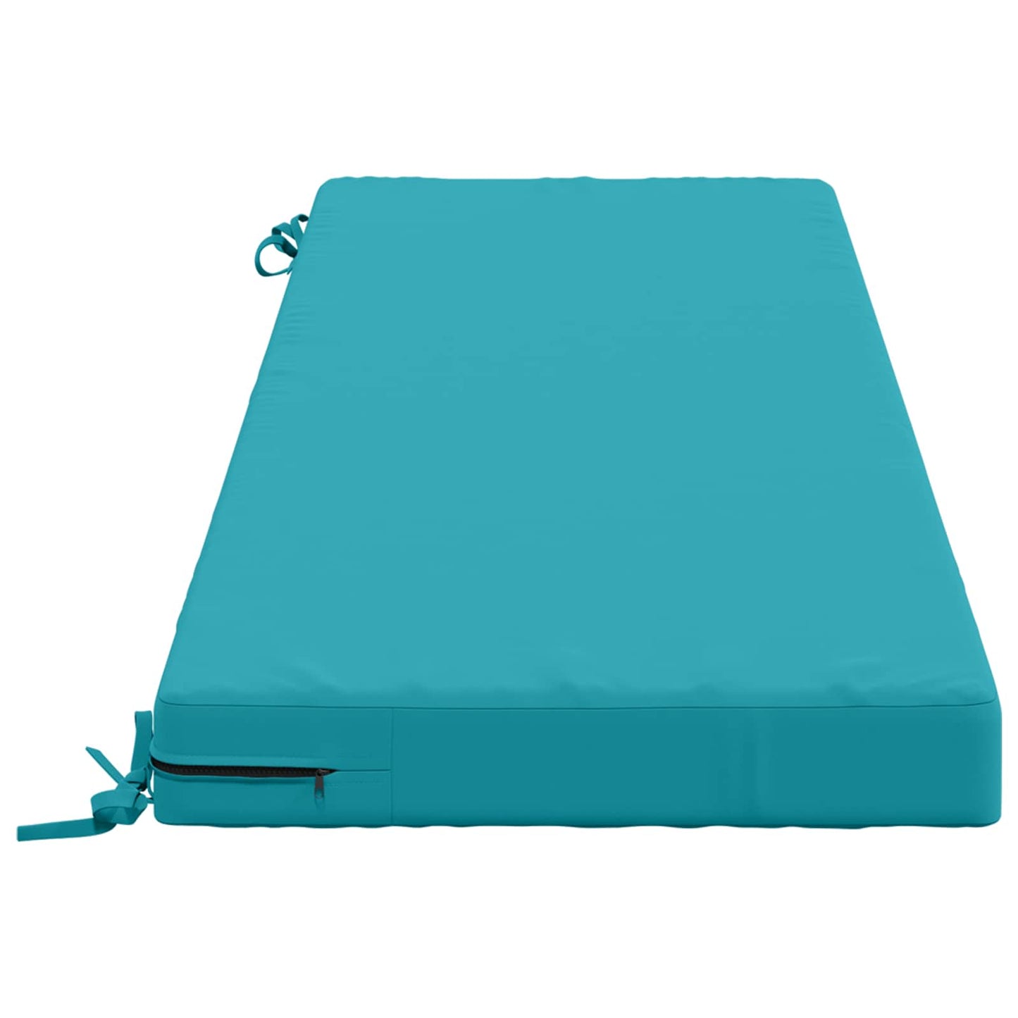 vidaXL Bench Cushion SOEST 100% Polyester Turquoise 140 x 50 x 8 cm